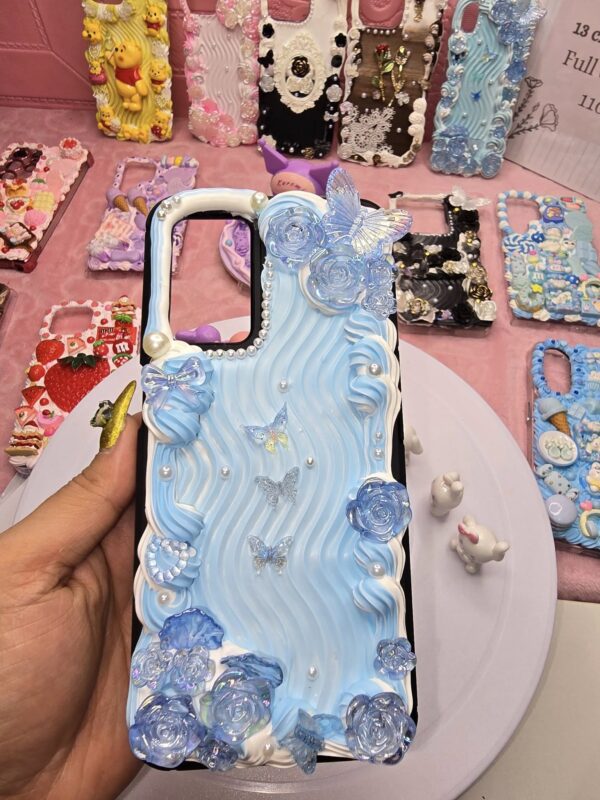 Baroque Blue Phone case