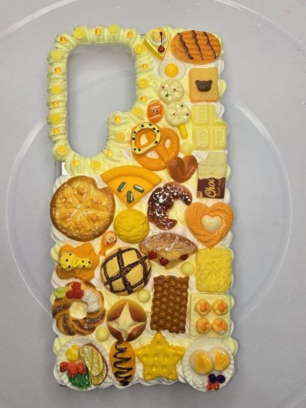 Bread and Sweets yellow Phone case